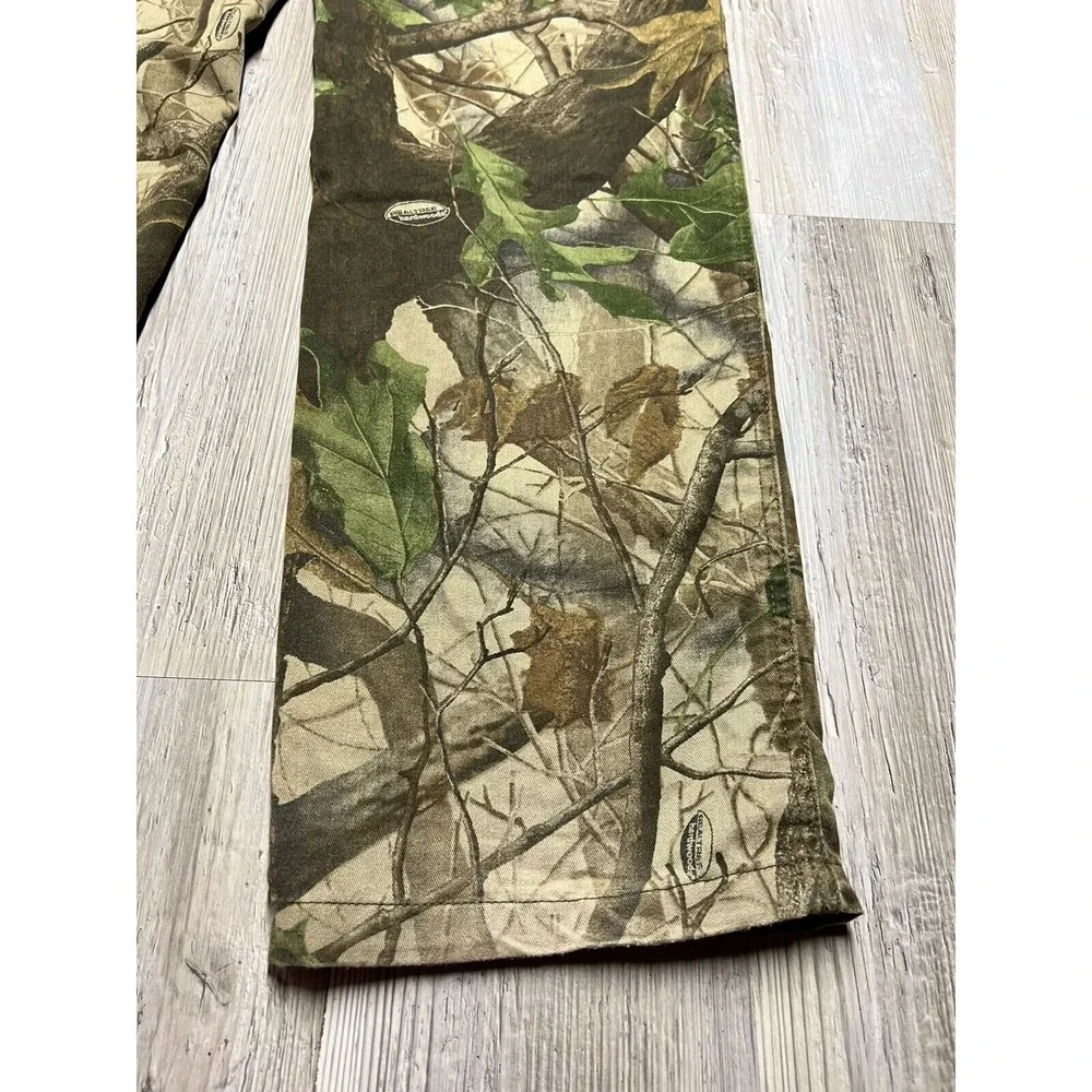 Mens Realtree Hunting Pants Vintage Camo‎ Cargo Whitewater Outdoors Size Large